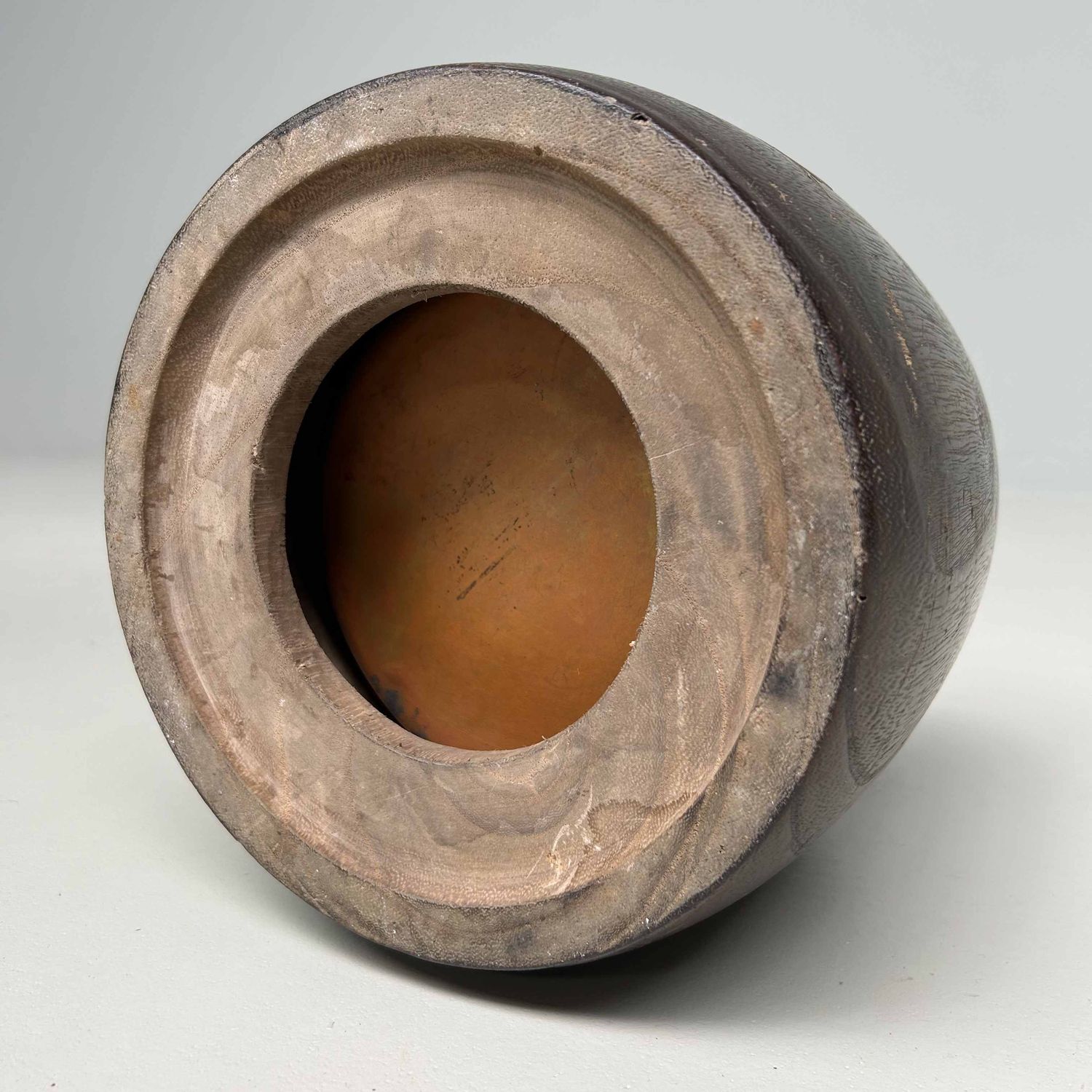 Antique Kiri Maki-e Hibachi 'Bamboo', Meiji era, Japan.