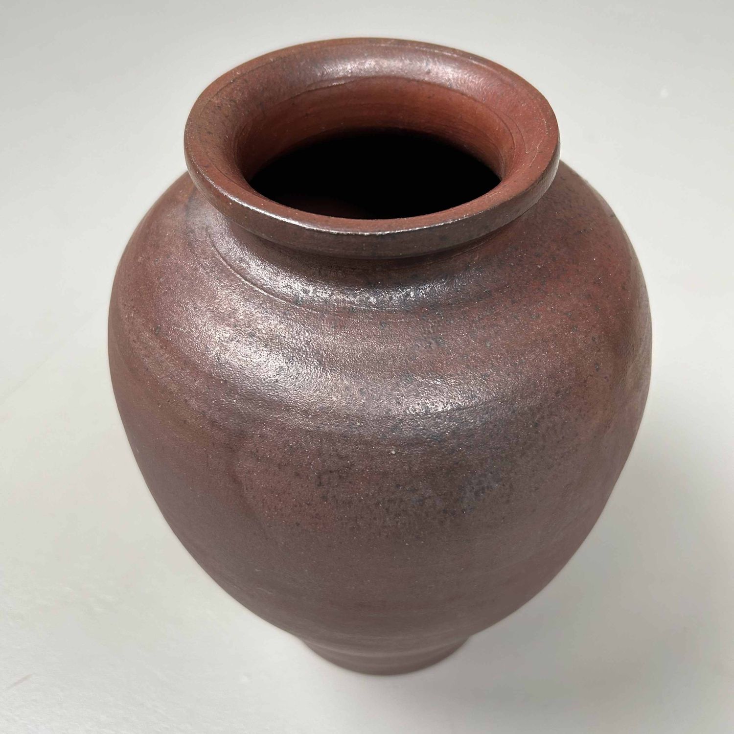 Unique Wood-fired Ikebana Vase, Traditional Tamba Yaki 丹彩窯 from Japan.