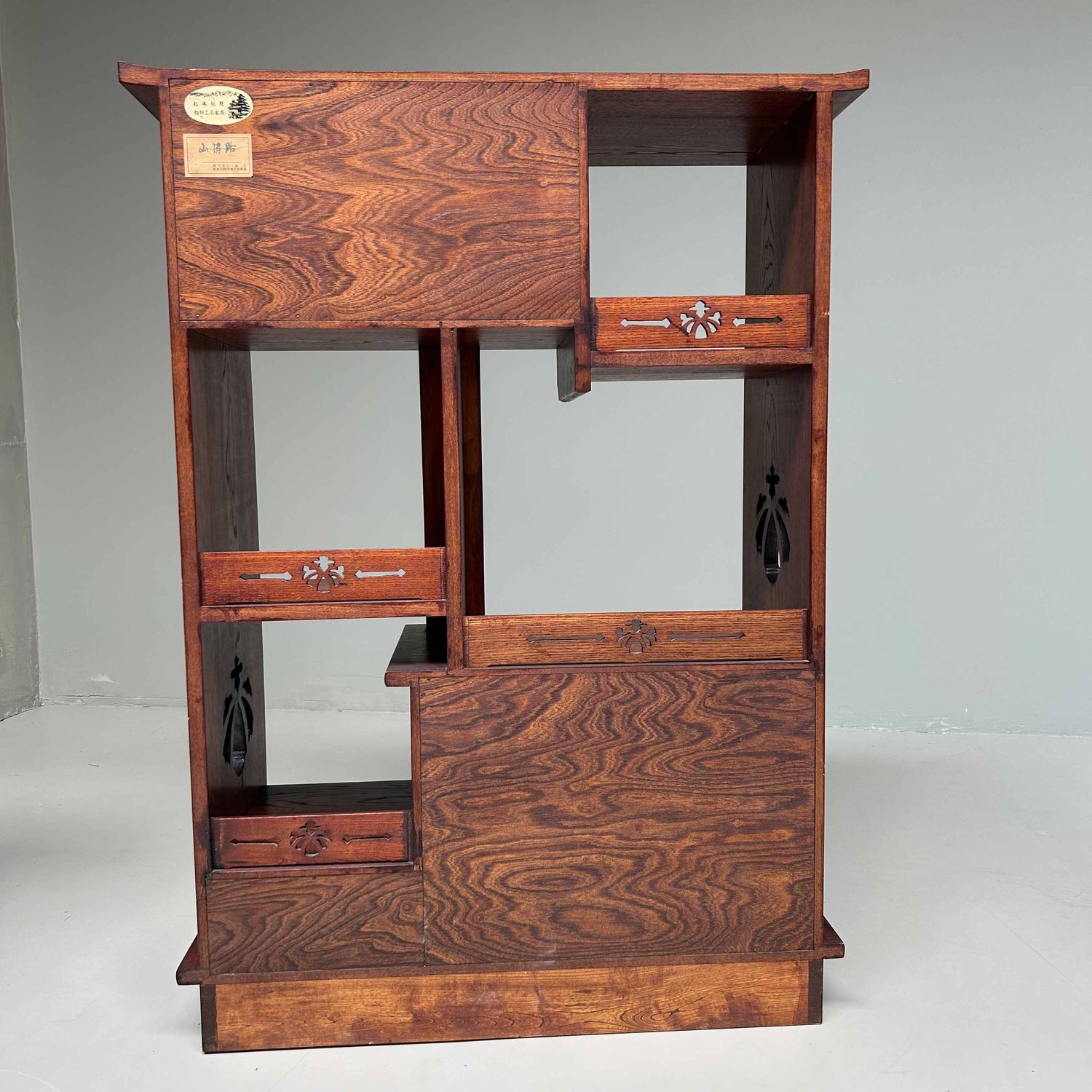 Mid Century Cha Tansu, Theekast, Matsumoto, Japan, jaren '70.