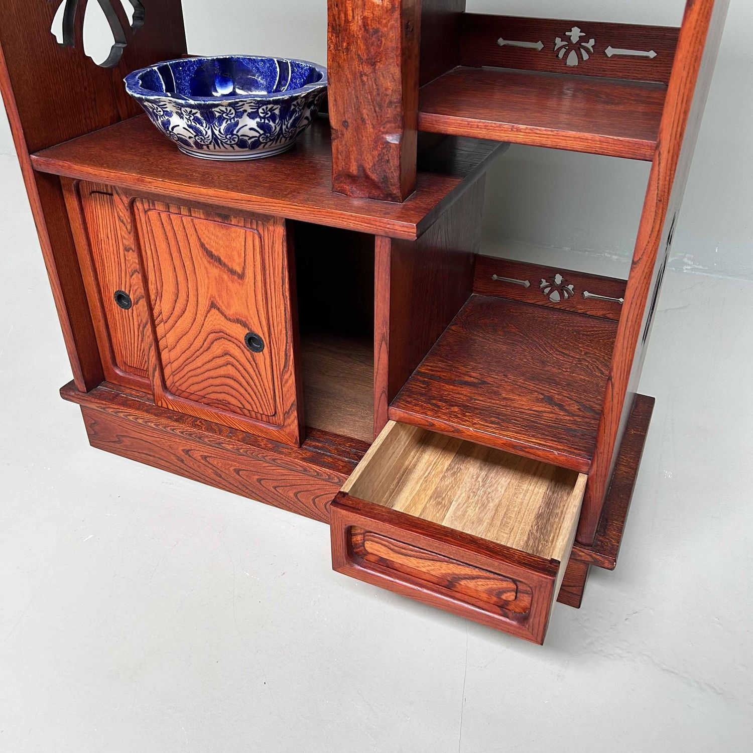Mid Century Cha Tansu, Theekast, Matsumoto, Japan, jaren '70.