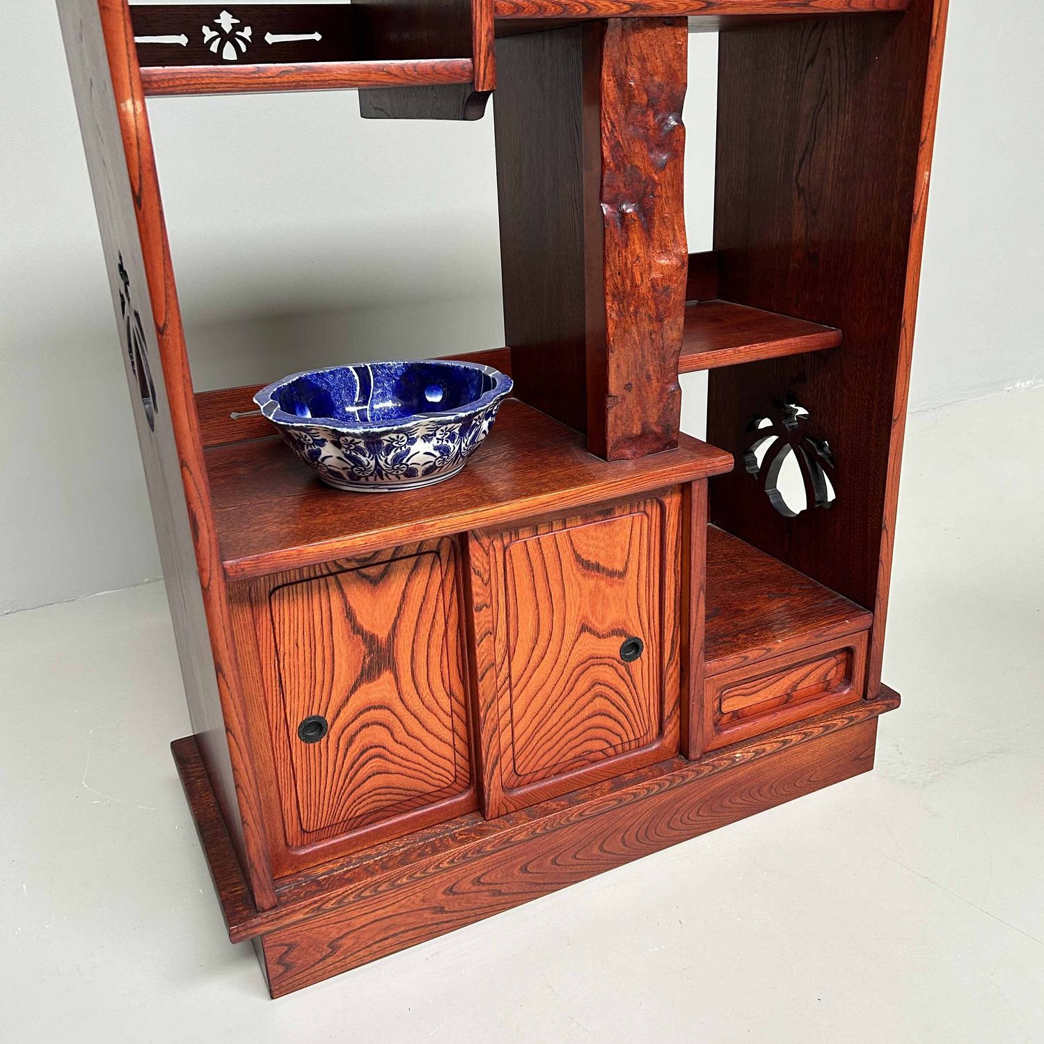 Mid Century Cha Tansu, Theekast, Matsumoto, Japan, jaren '70.