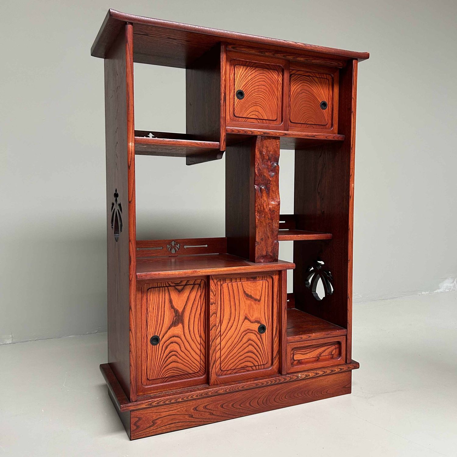 Mid Century Cha Tansu, Theekast, Matsumoto, Japan, jaren '70.