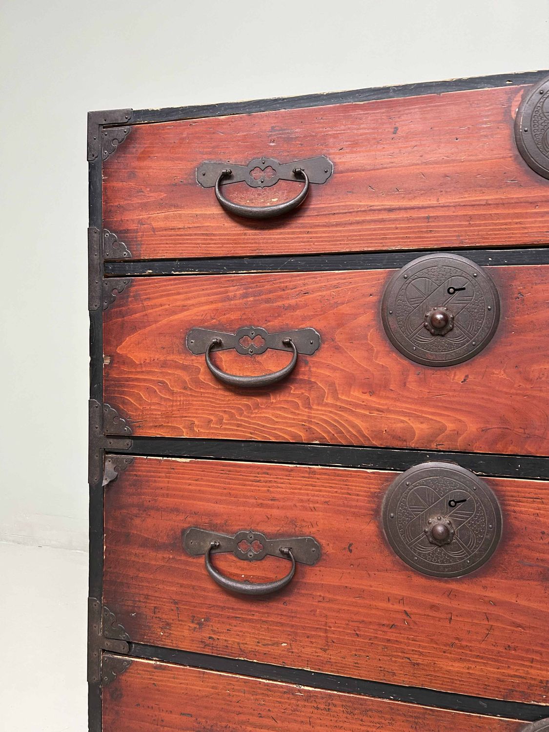 Japanese Traditional Tansu Chest of Drawers, Meiji Era.
