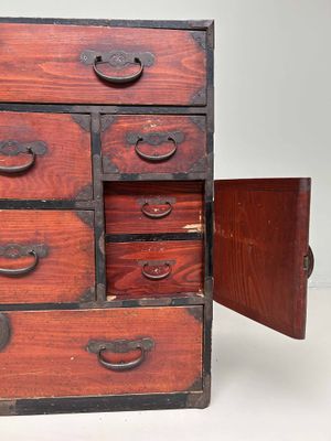 Japanse Traditionele Tansu Ladekast, Meiji-periode.