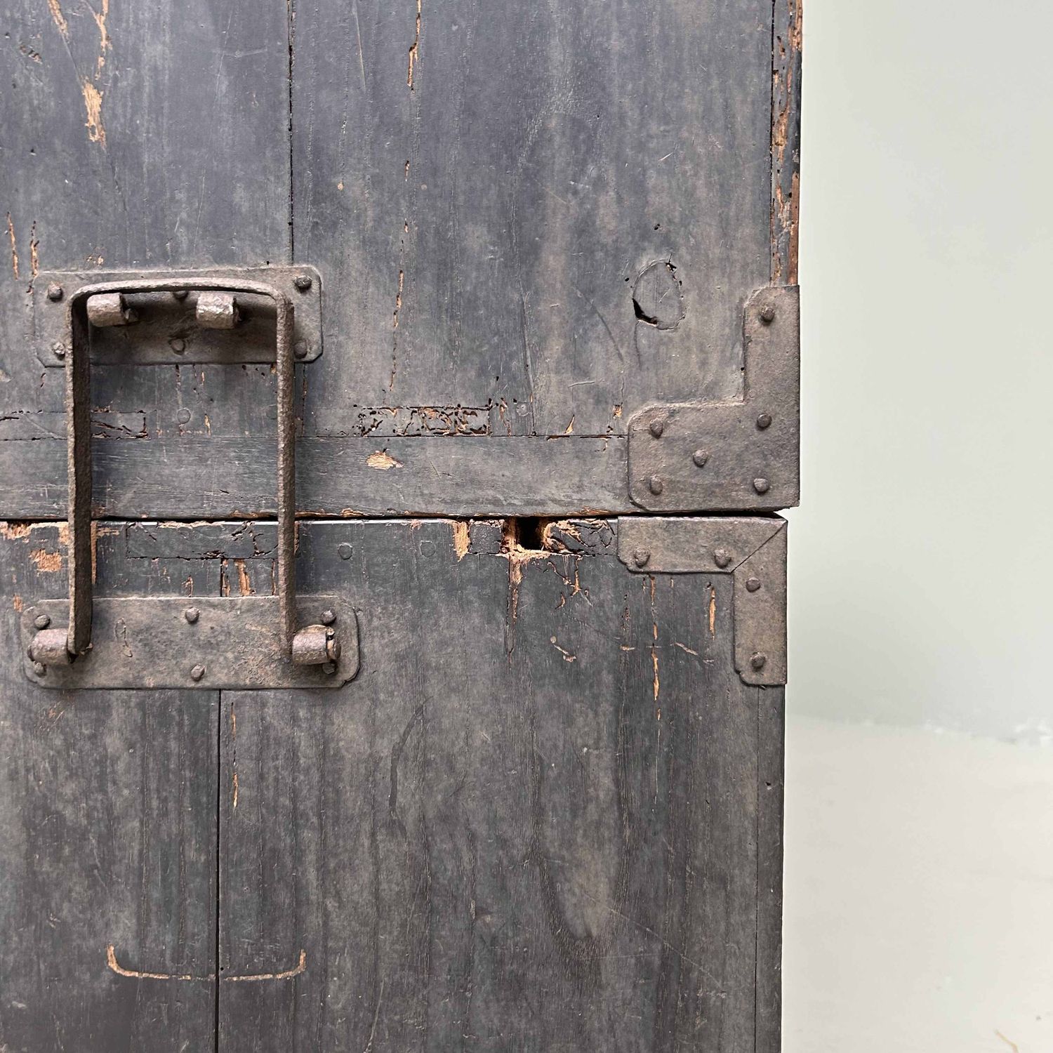 Two-Piece Lacquer Chest of Drawers Japanese Tansu, Meiji Era.