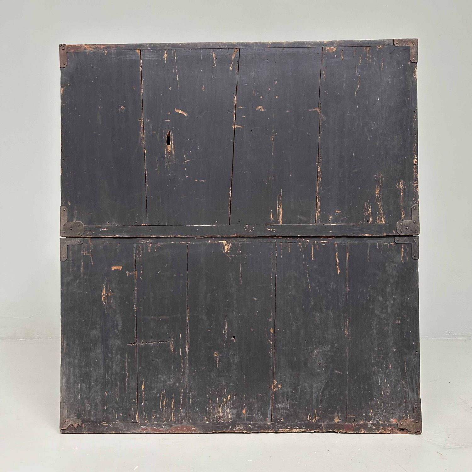 Two-Piece Lacquer Chest of Drawers Japanese Tansu, Meiji Era.