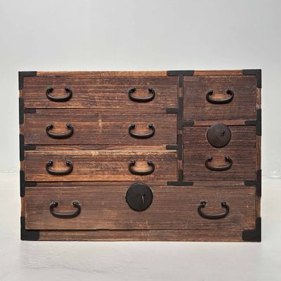Kleine Japanse Tansu Ladekast, Meiji-periode.