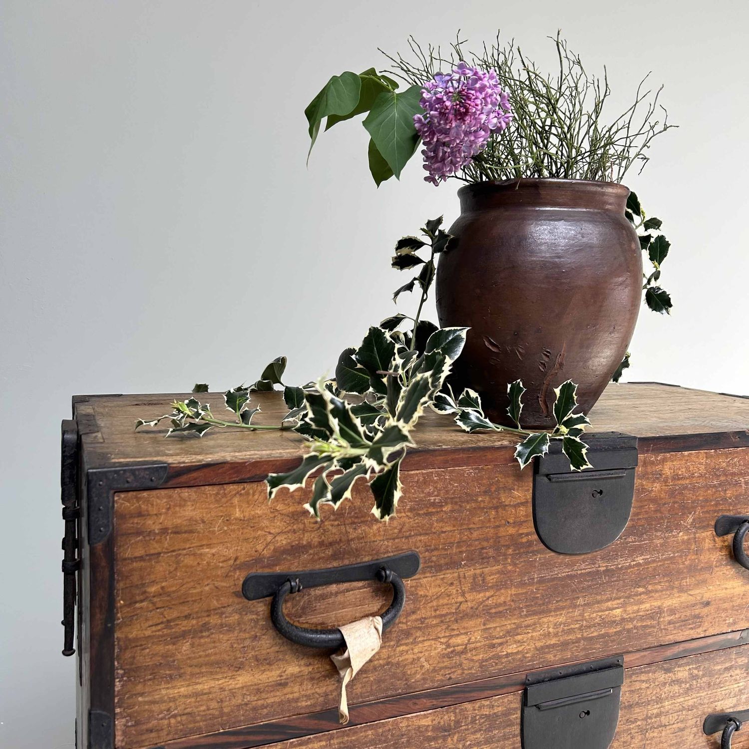 Authentieke Japanse Kimono Tansu Ladekast, Meiji-periode.