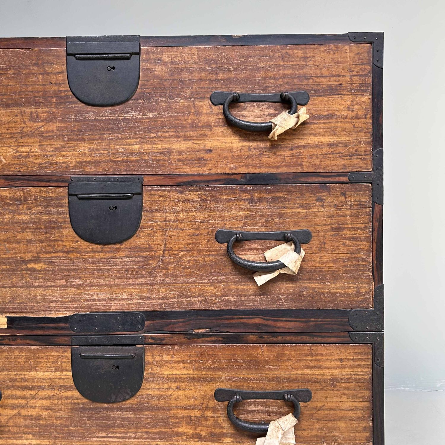 Authentieke Japanse Kimono Tansu Ladekast, Meiji-periode.