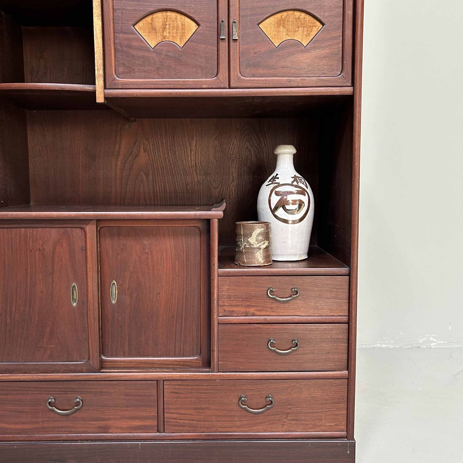 Mid Century Cha Tansu, Theekast, Japan, jaren '60.