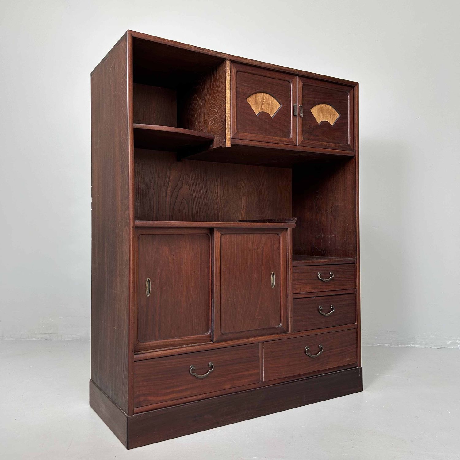 Mid Century Cha Tansu, Theekast, Japan, jaren '60.