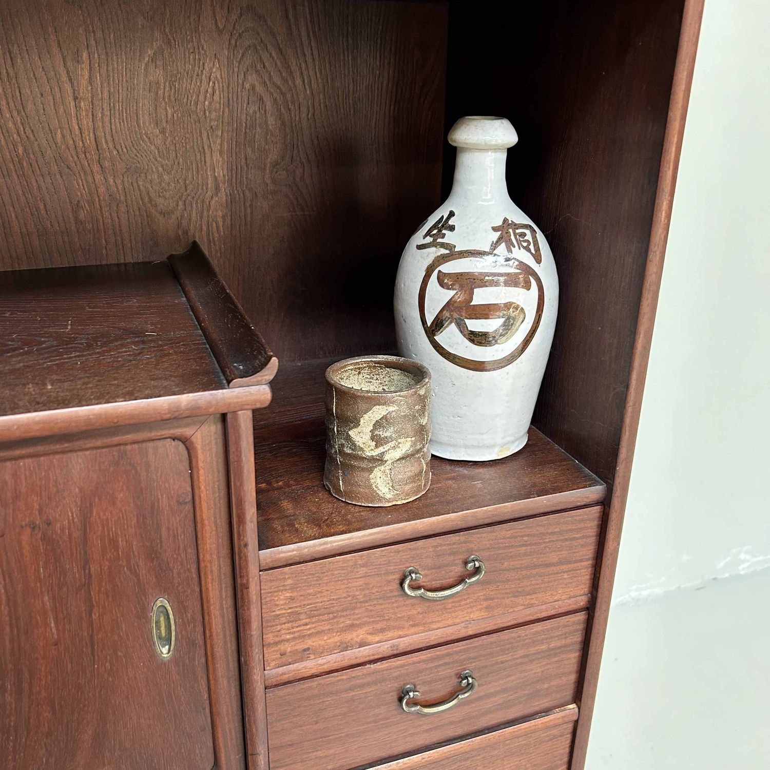 Mid Century Cha Tansu, Theekast, Japan, jaren '60.