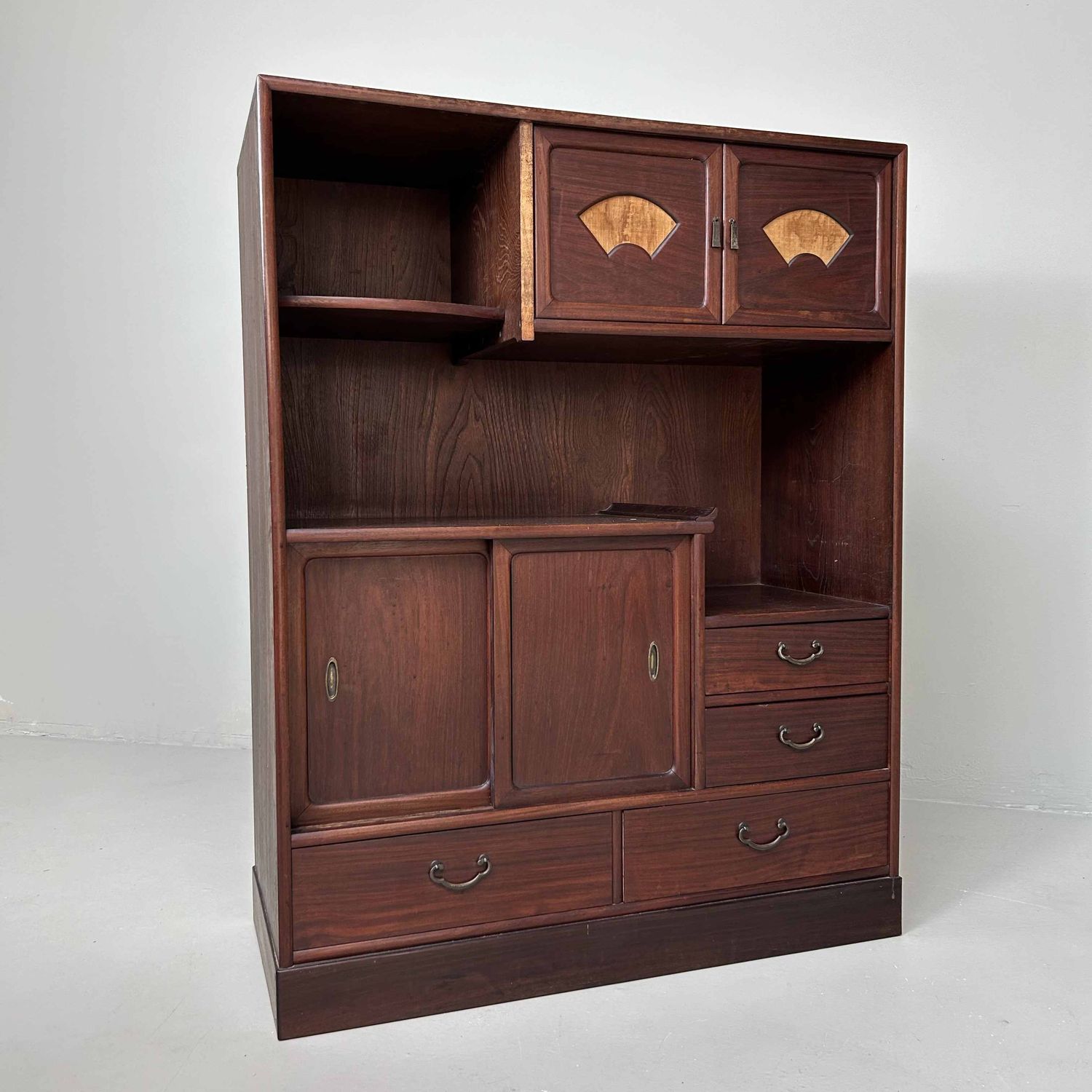 Mid Century Cha Tansu, Theekast, Japan, jaren '60.