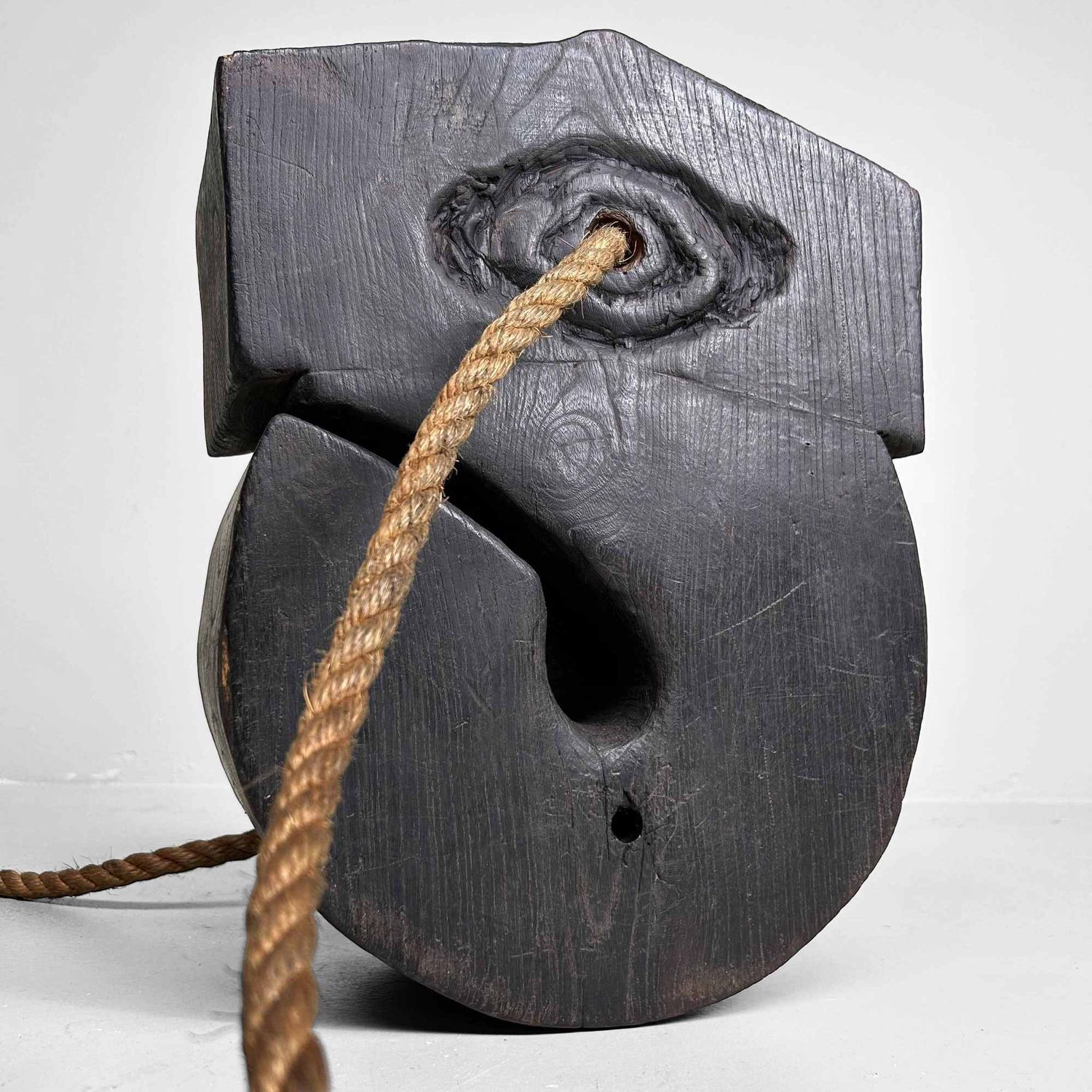 Antieke Daikoku Jizai Kagi Ketel Haak, Edo Periode, Japan.