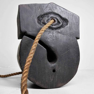 Antieke Daikoku Jizai Kagi Ketel Haak, Edo Periode, Japan.