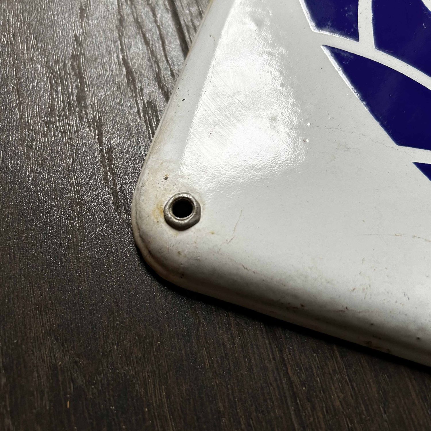 Japanese Enamel Sign, Bicycle Brand 'Hidetaka's Maruei', Shōwa Period.