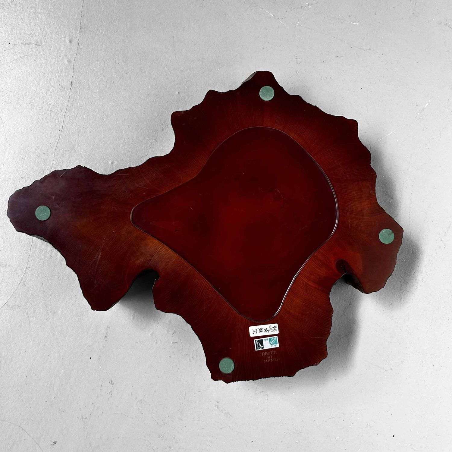 Organic Maple Wood Ikebana Display, Nenrin by Takato, Japan.