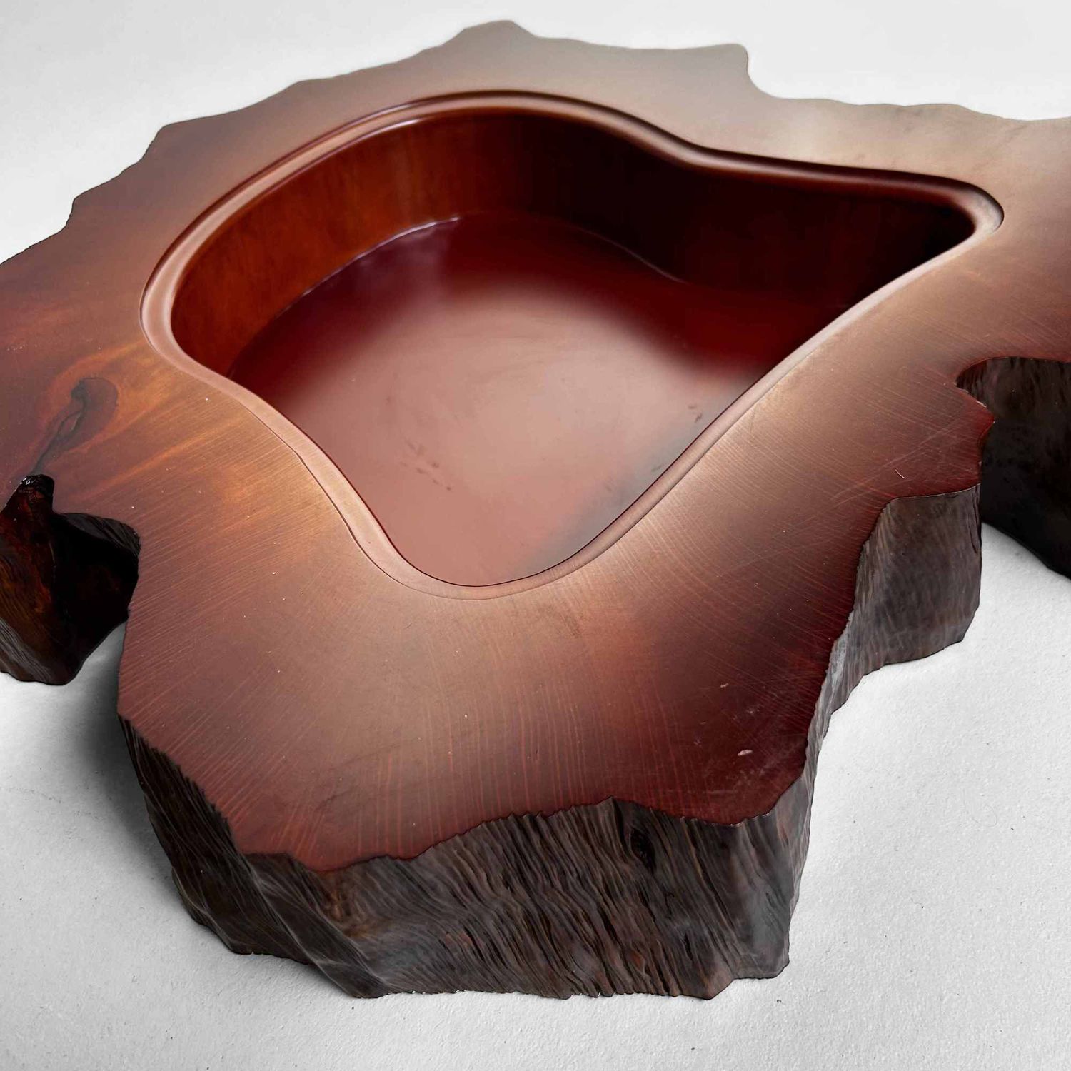 Organic Maple Wood Ikebana Display, Nenrin by Takato, Japan.