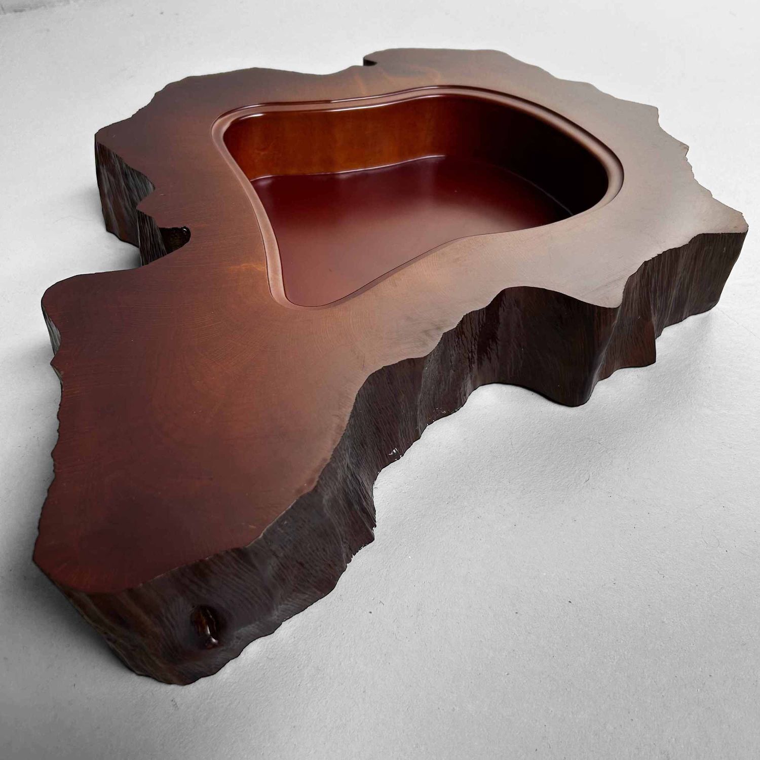 Organic Maple Wood Ikebana Display, Nenrin by Takato, Japan.