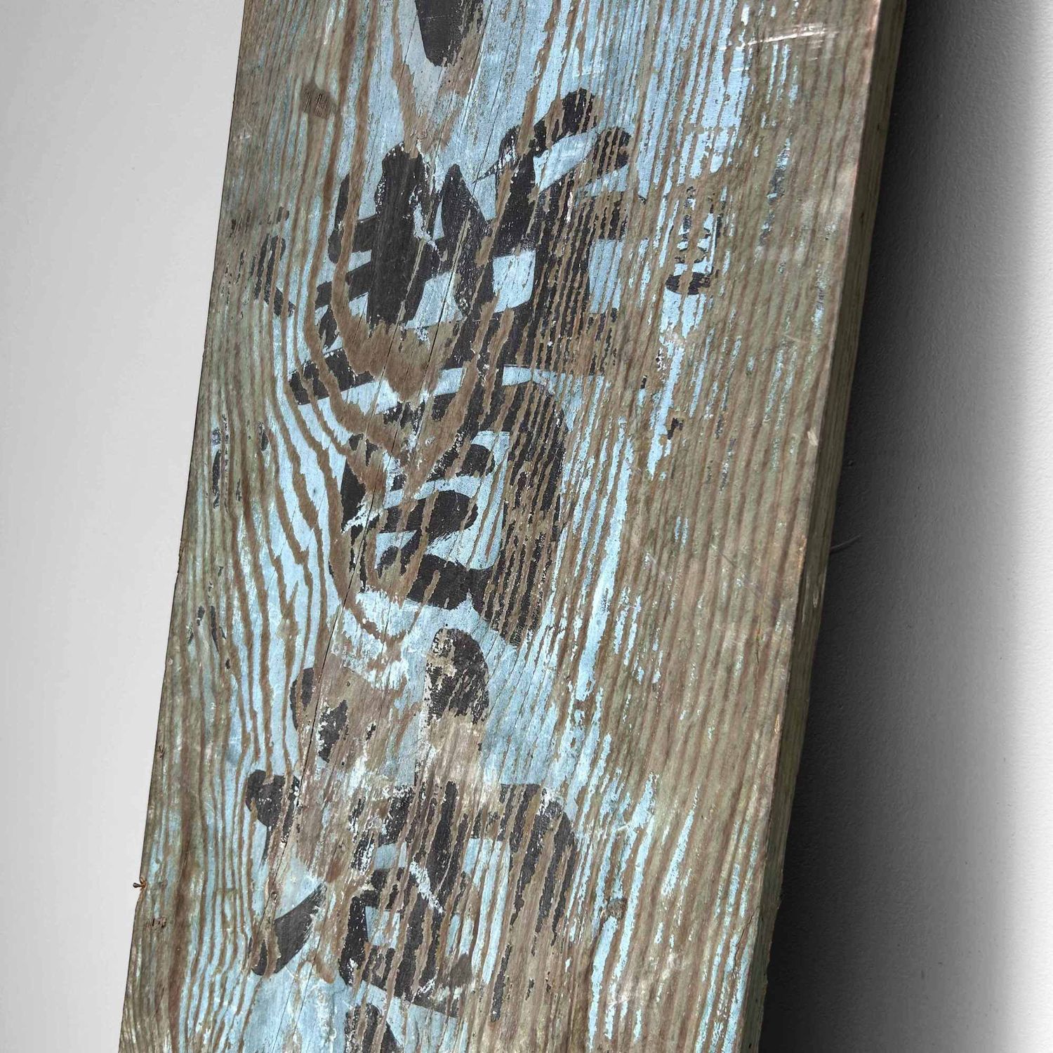 Houten Japans Uithangbord Kanban, Shōwa-periode. Houten Japans Uithangbord Kanban, Shōwa-periode.