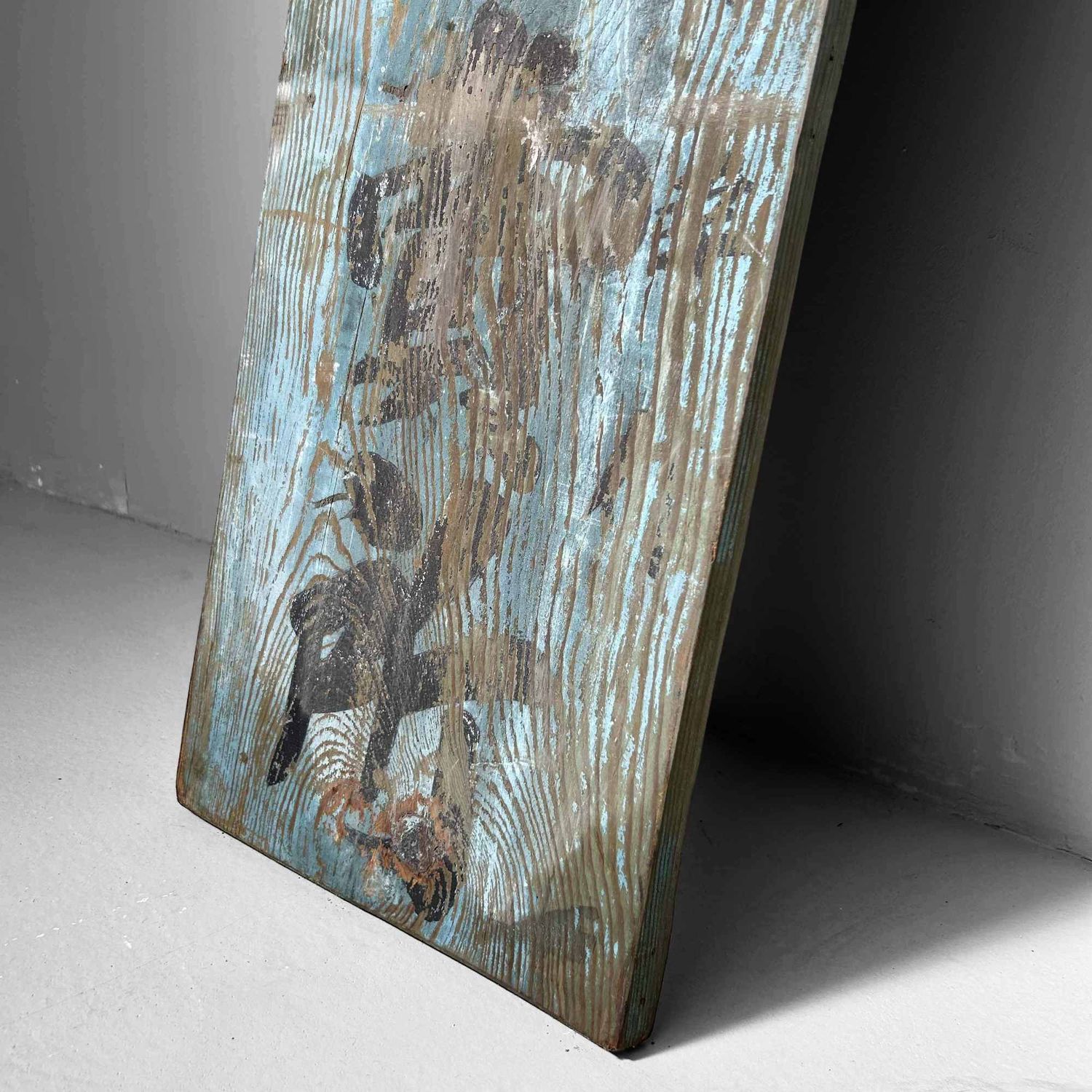 Houten Japans Uithangbord Kanban, Shōwa-periode. Houten Japans Uithangbord Kanban, Shōwa-periode.