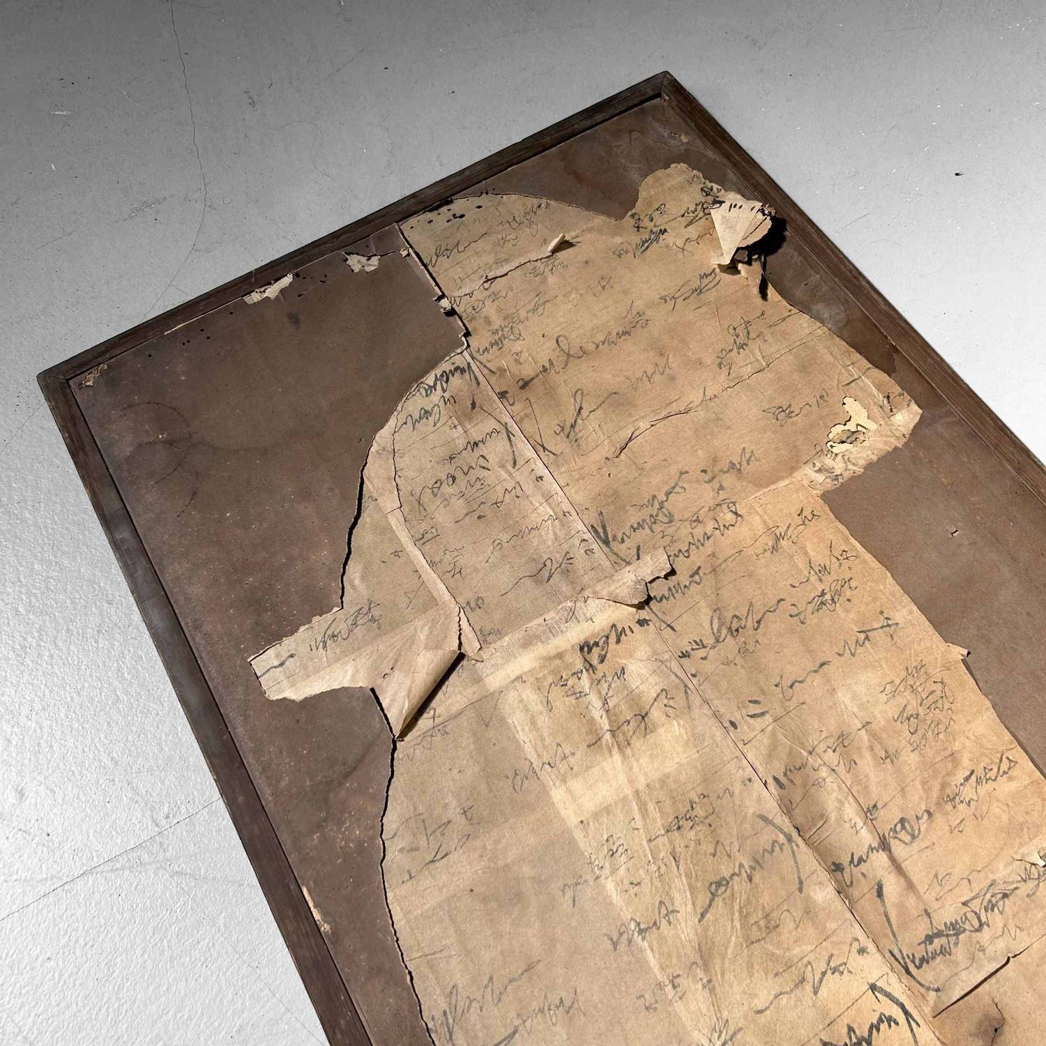 Antique Japanese Kakemono (掛物) Wall Decoration, Edo Period.