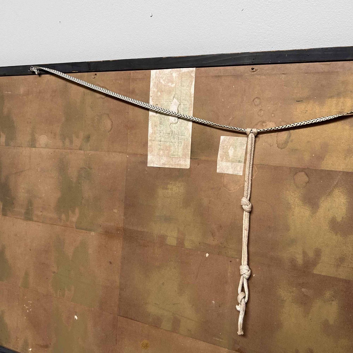 Antique Japanese Kakemono (掛物) Wall Decoration, Meiji Period.