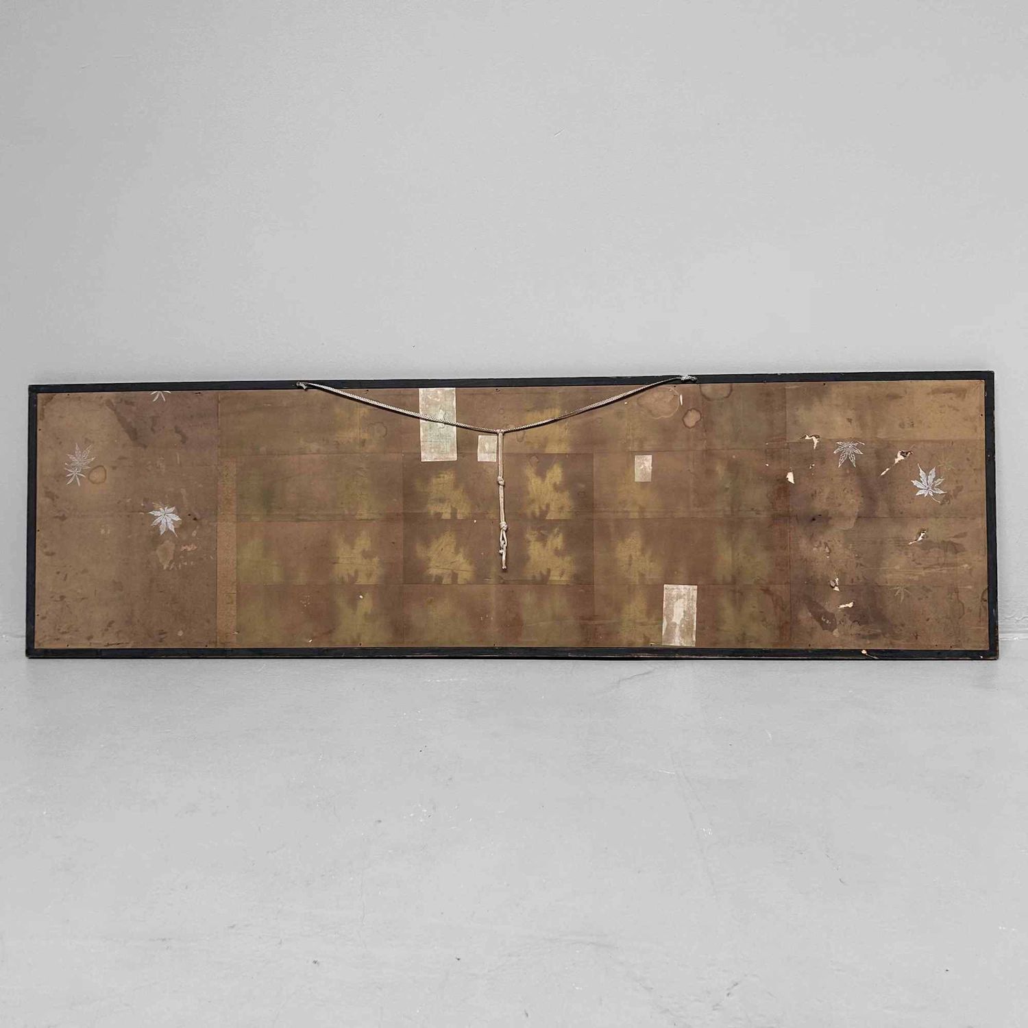 Antique Japanese Kakemono (掛物) Wall Decoration, Meiji Period.