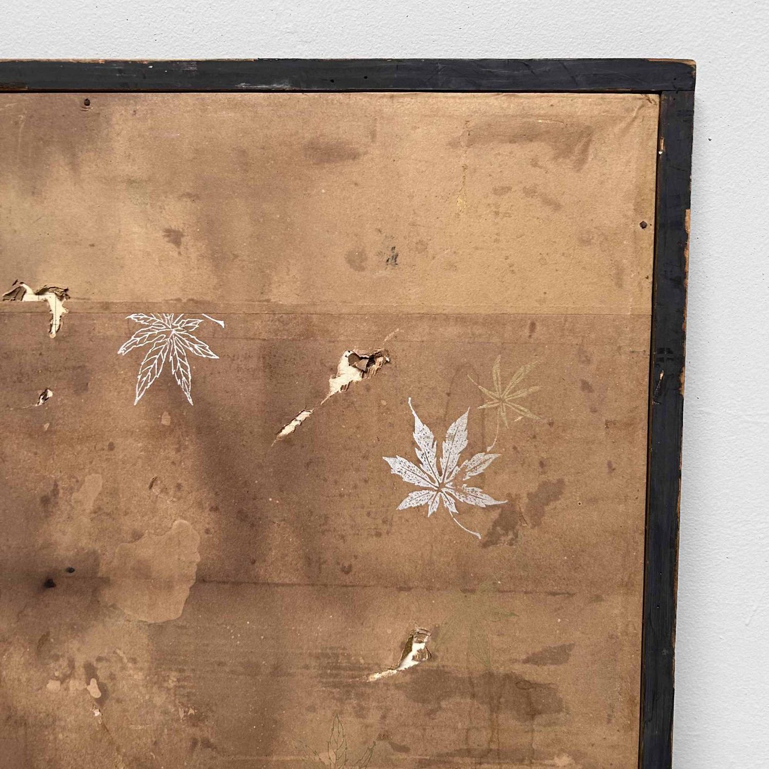 Antique Japanese Kakemono (掛物) Wall Decoration, Meiji Period.