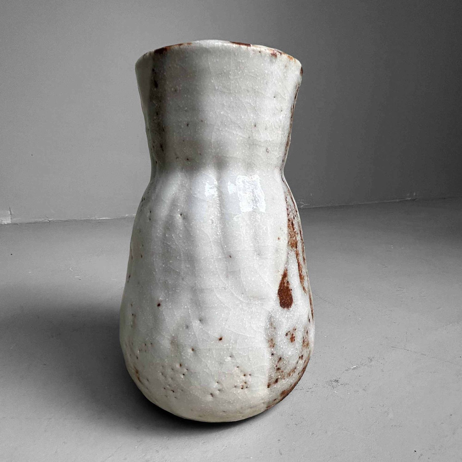 Ikebana Flower Vase, Oujigama 王子, 1970s, Japan.