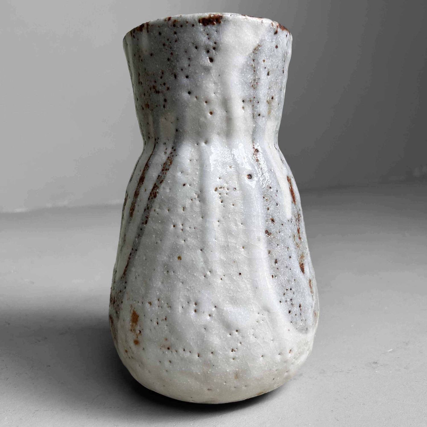 Ikebana Flower Vase, Oujigama 王子, 1970s, Japan.