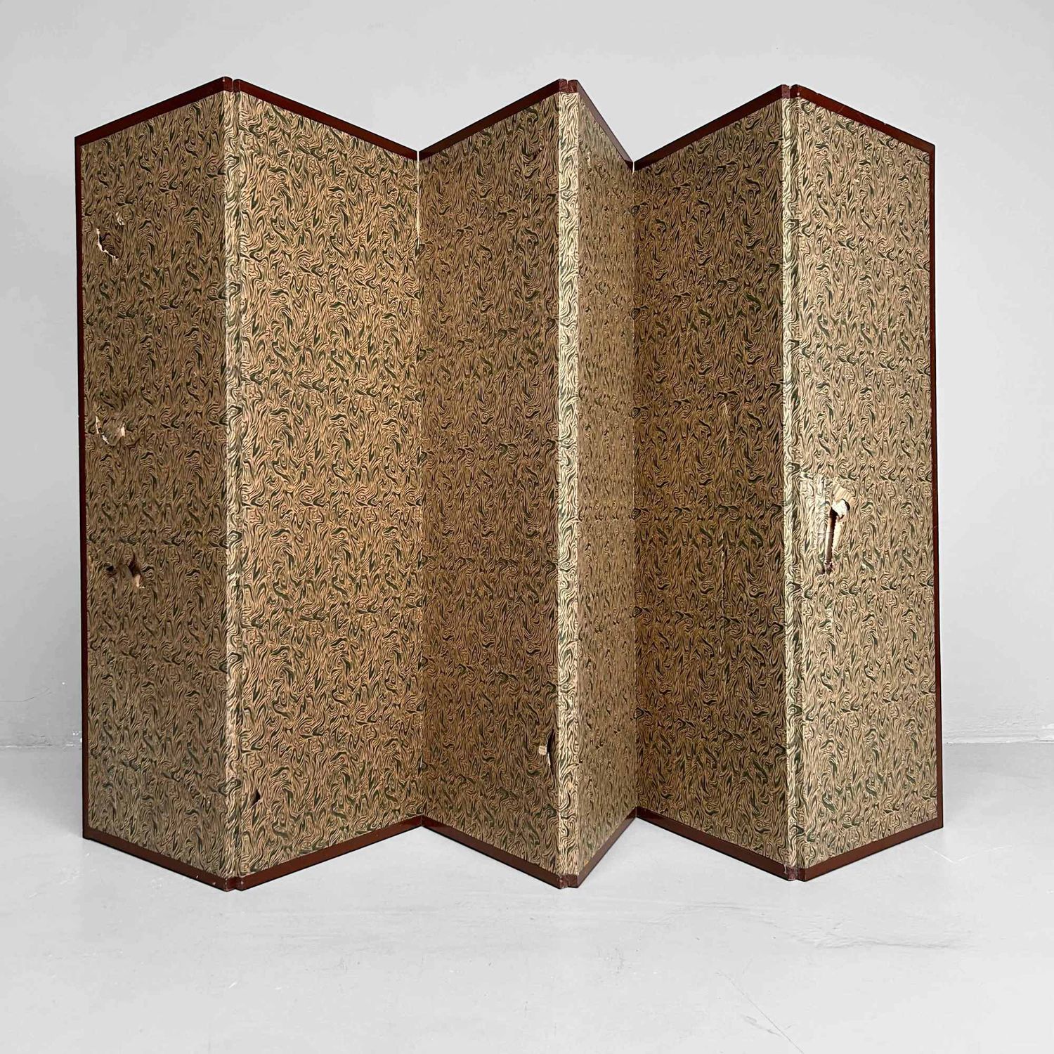 Byōbu (屏風), Decorative Japanese Folding Screen, Shōwa Period.