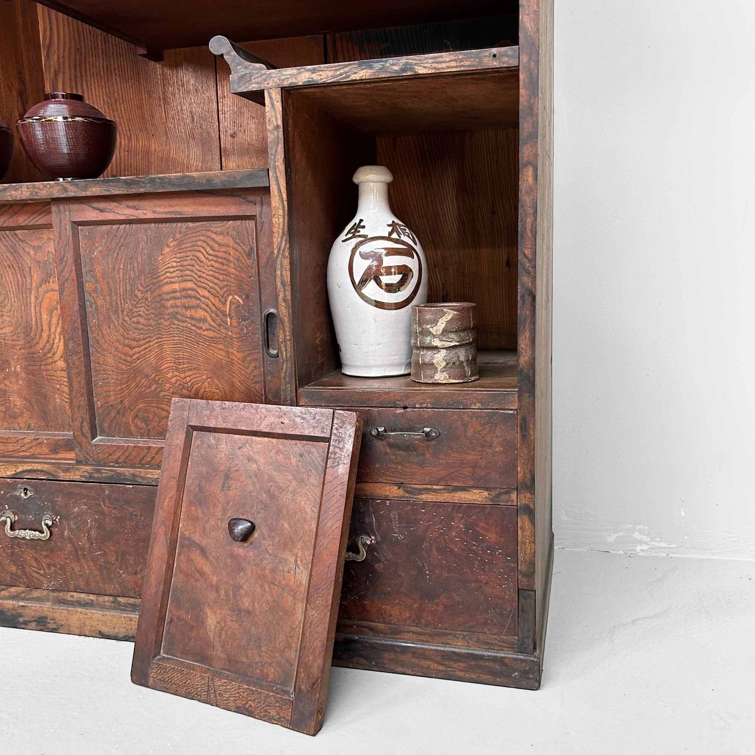 Japanse Traditionele Theekast Cha Tansu 茶箪笥, Meiji-periode.