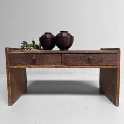 Minimalist Japanese Shosai-Ki Writing Desk, 1930s.