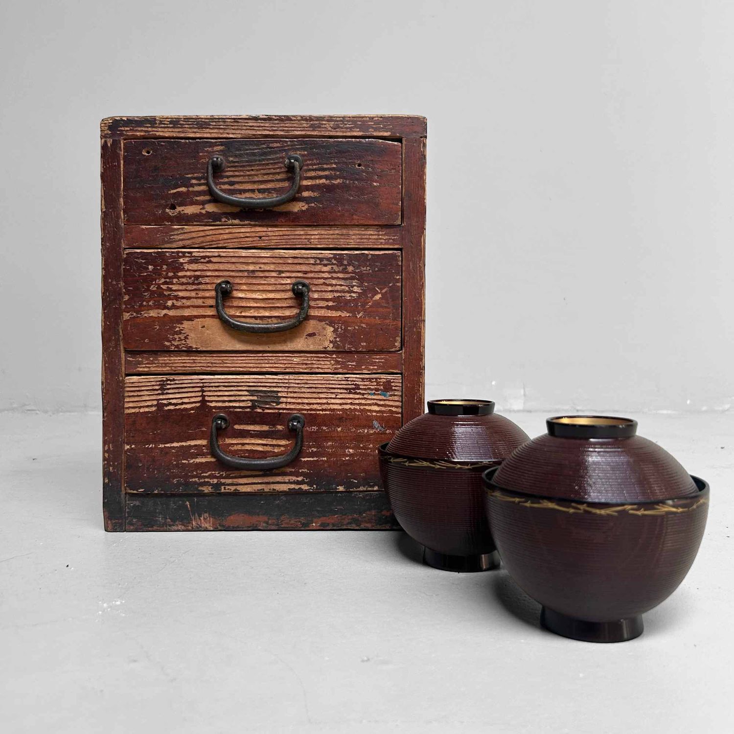 Sewing Cabinet Haribako, Meiji Period, Japan.