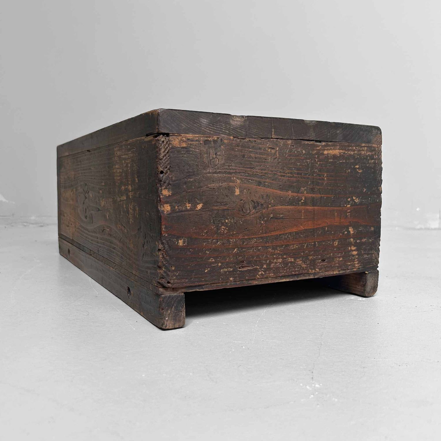 Antique Kake-Suzuri (懸硯) Document Cabinet, Meiji Period, Japan.