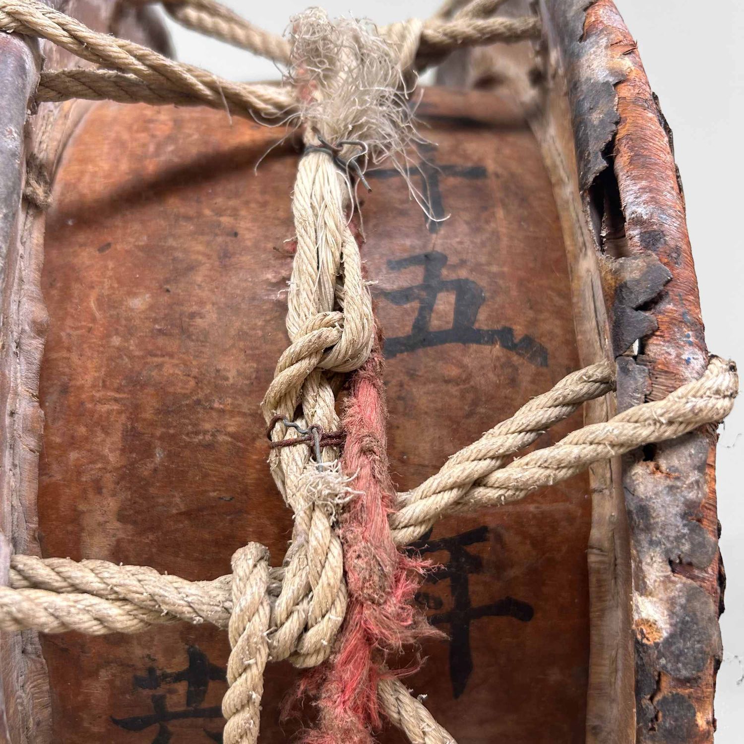 Shimedaiko, Japanese Barrel Drum, Late Edo Period.