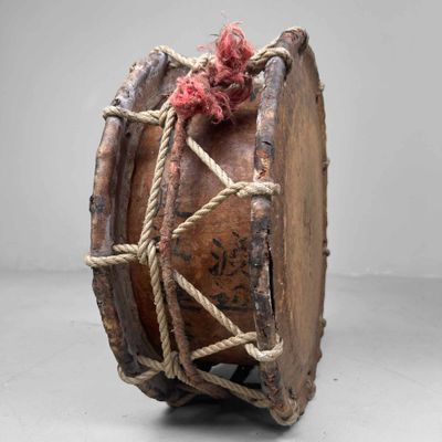 Shimedaiko, Japanese Barrel Drum, Late Edo Period.