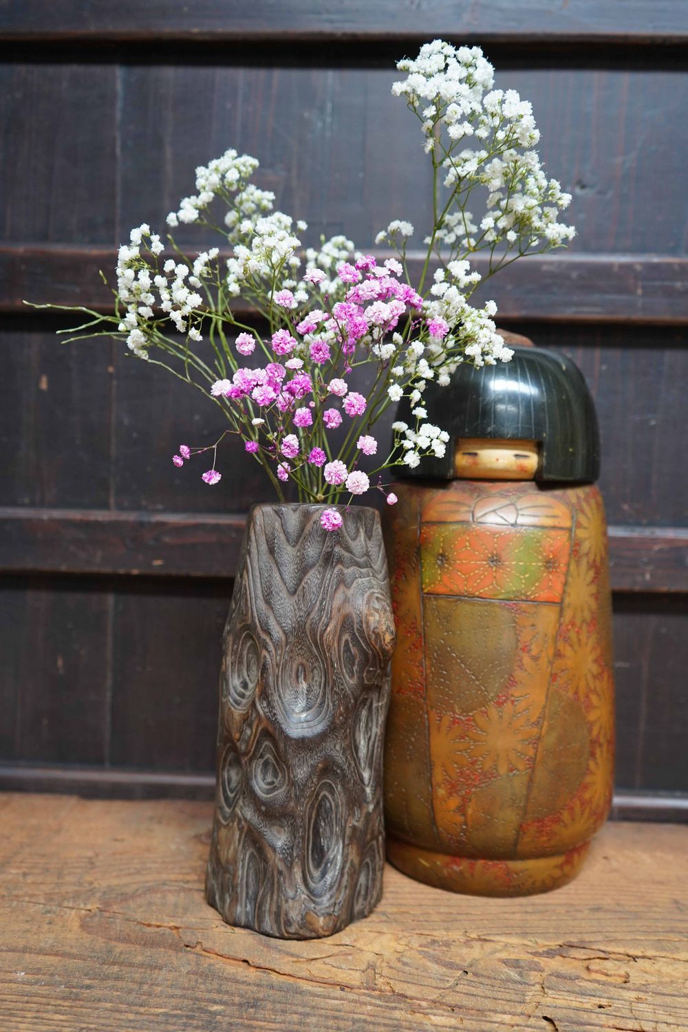 Vintage Sosaku Kokeshi by Inosuke Kobayashi, Japan. Vintage Sosaku Kokeshi by Inosuke Kobayashi, Japan.