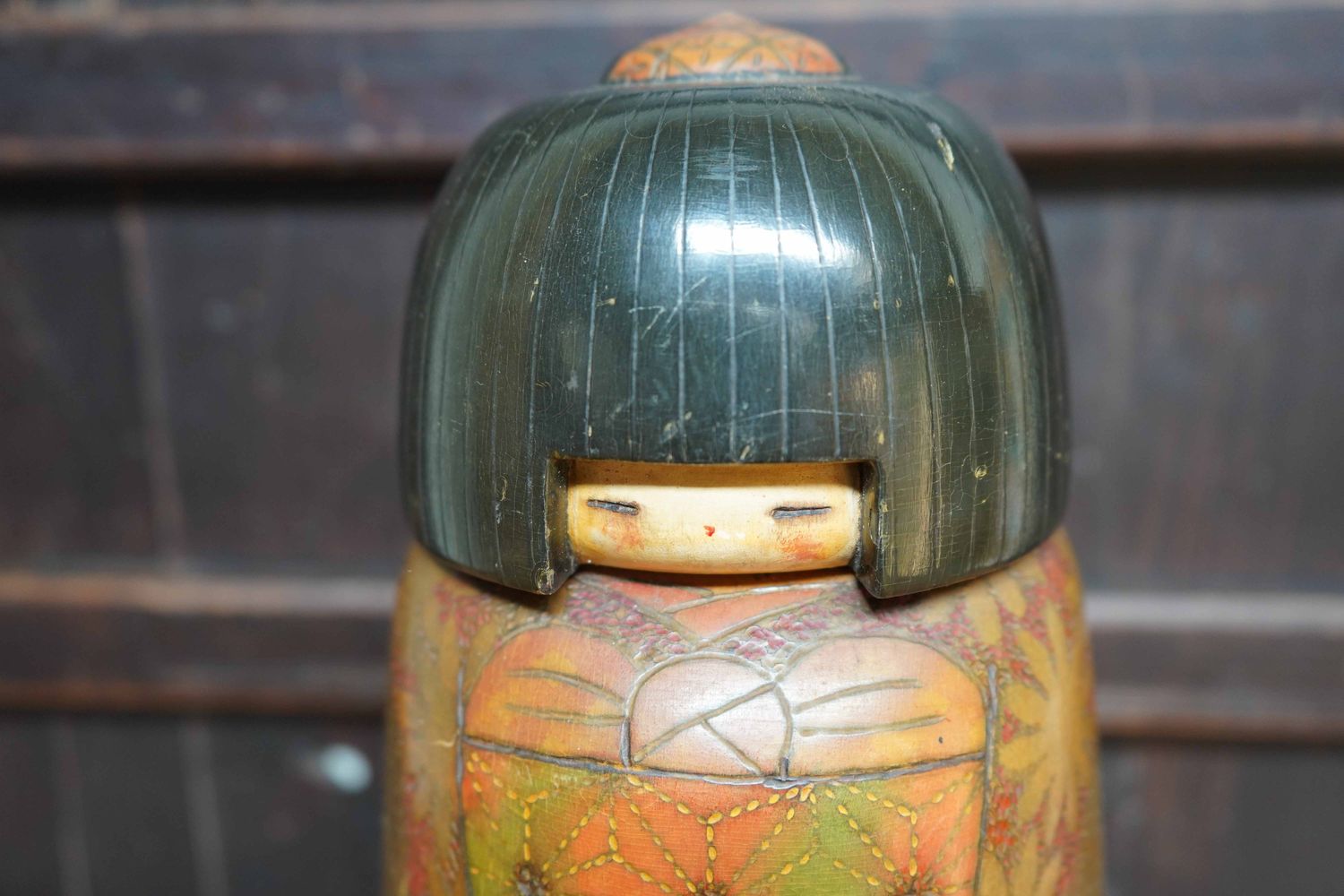 Vintage Sosaku Kokeshi by Inosuke Kobayashi, Japan. Vintage Sosaku Kokeshi by Inosuke Kobayashi, Japan.