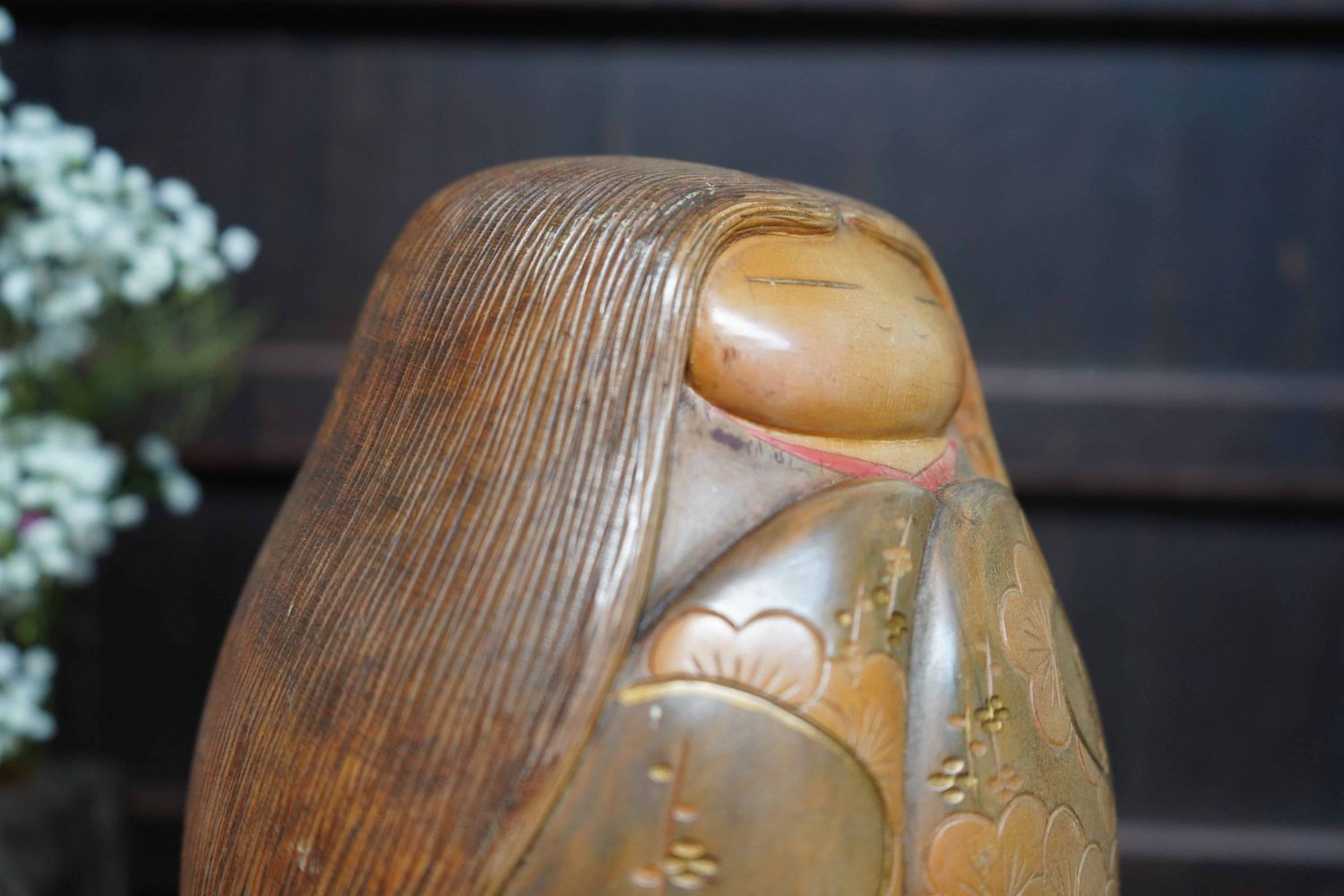 Rare Vintage Sosaku Kokeshi by Yoshida Takashi 吉田 多加志, Japan.