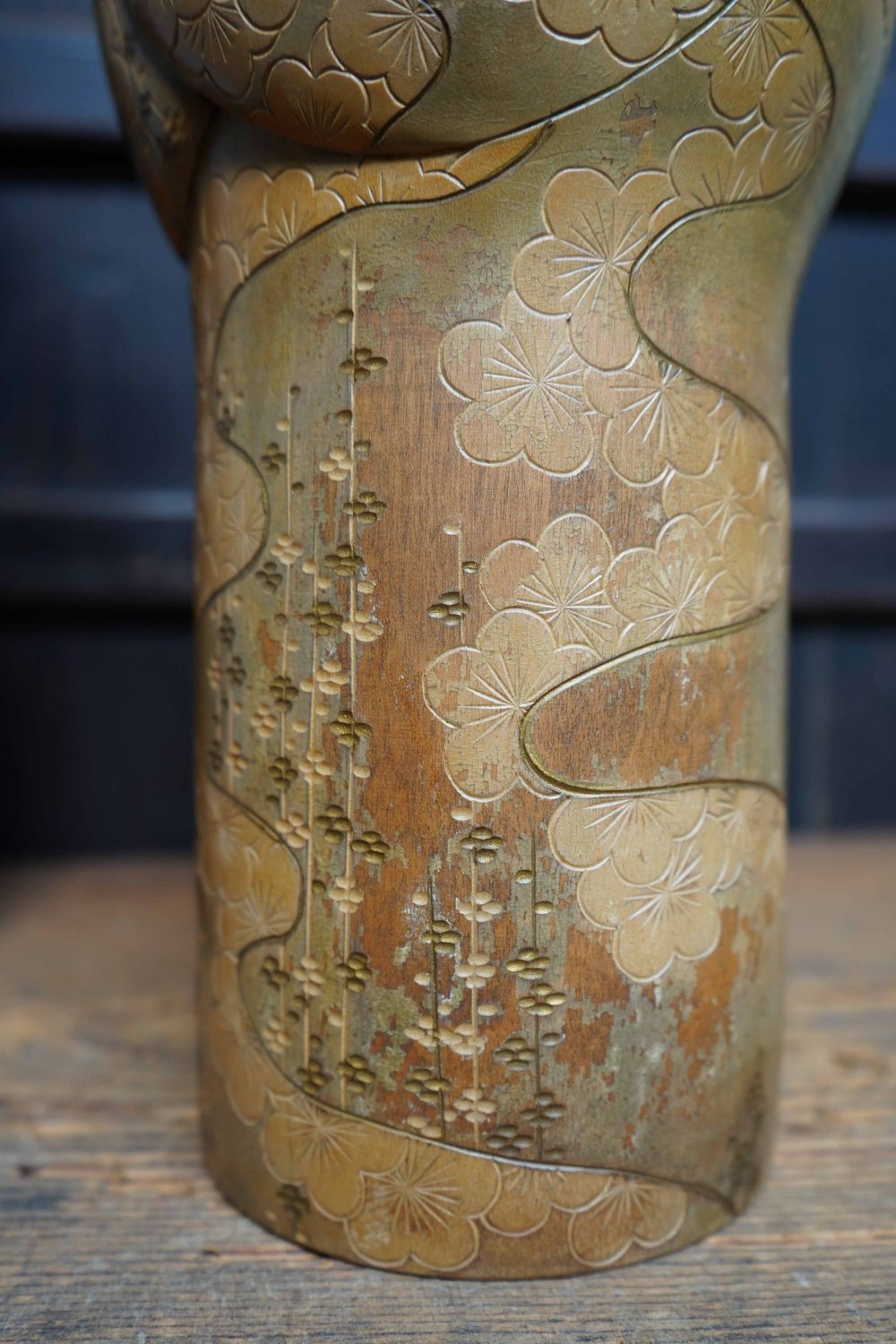 Rare Vintage Sosaku Kokeshi by Yoshida Takashi 吉田 多加志, Japan.