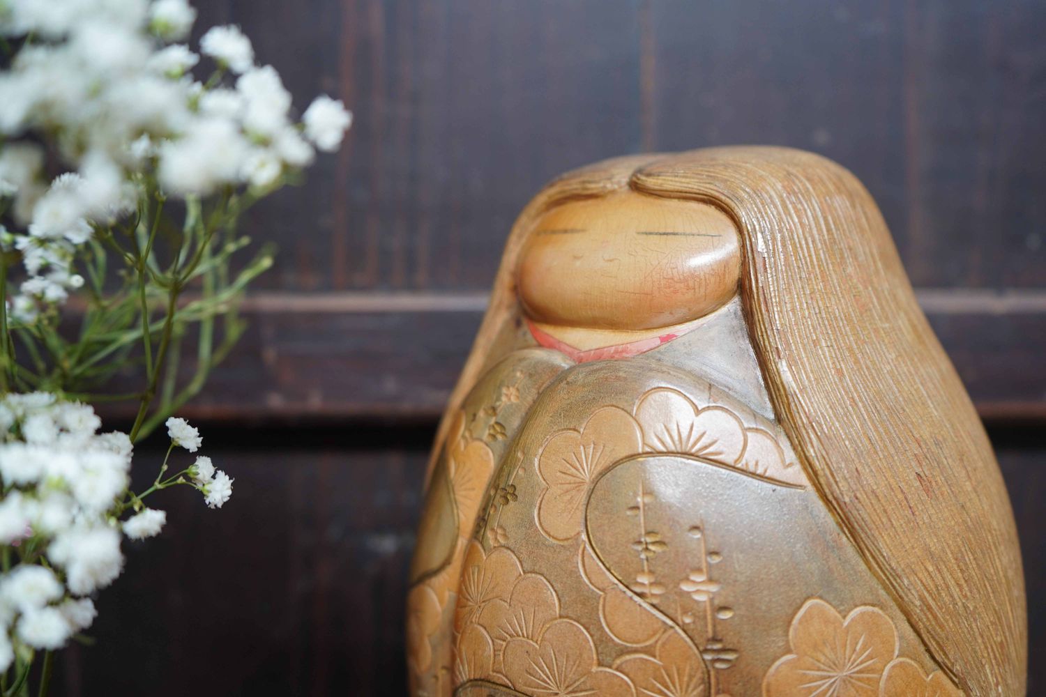 Rare Vintage Sosaku Kokeshi by Yoshida Takashi 吉田 多加志, Japan.