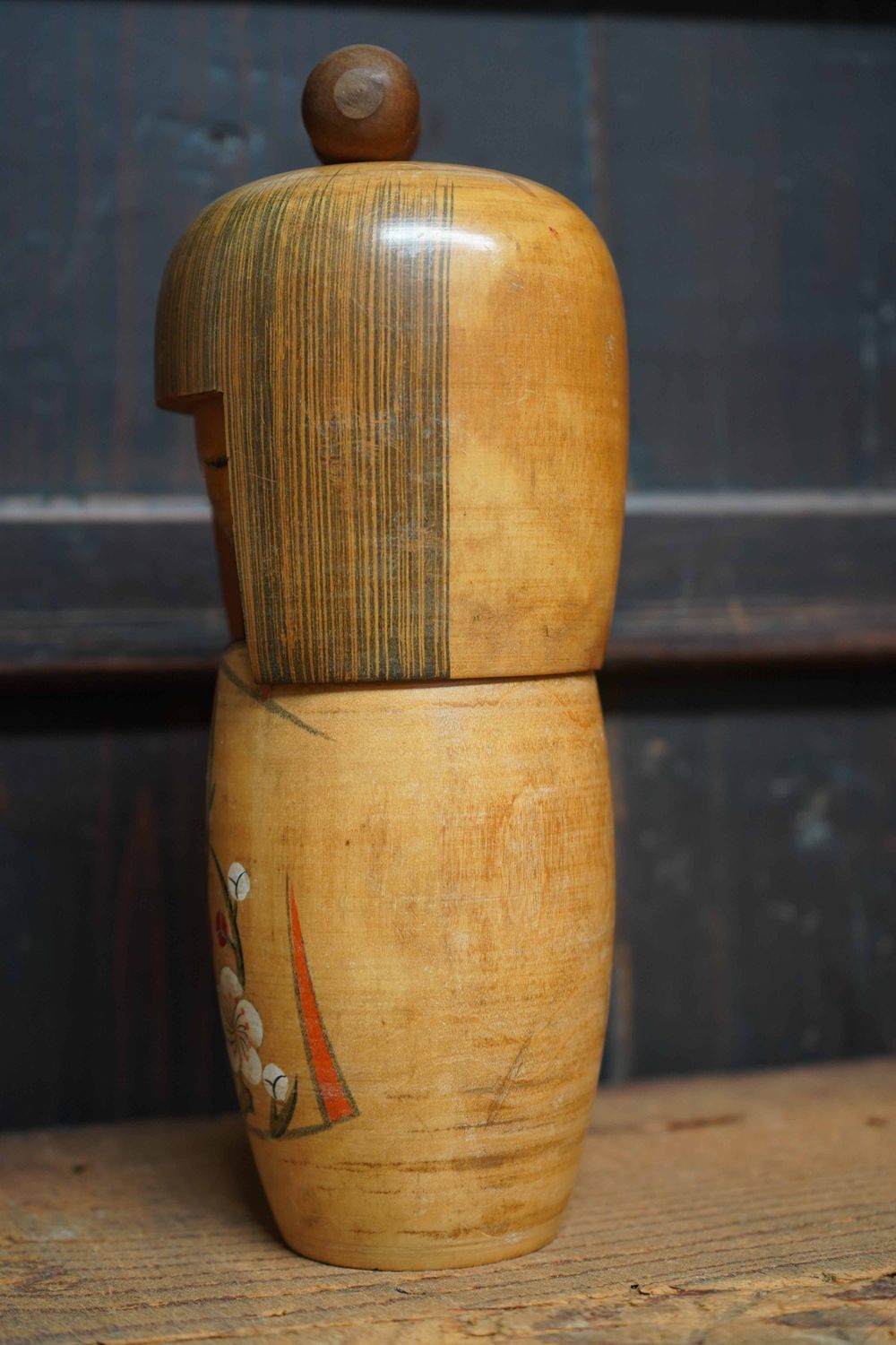 Creatieve Kokeshi door Kojo Tanaka, Japan.