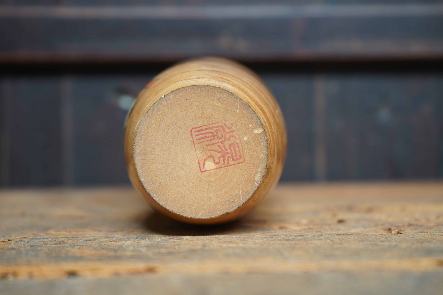 Creatieve Kokeshi door Kojo Tanaka, Japan.