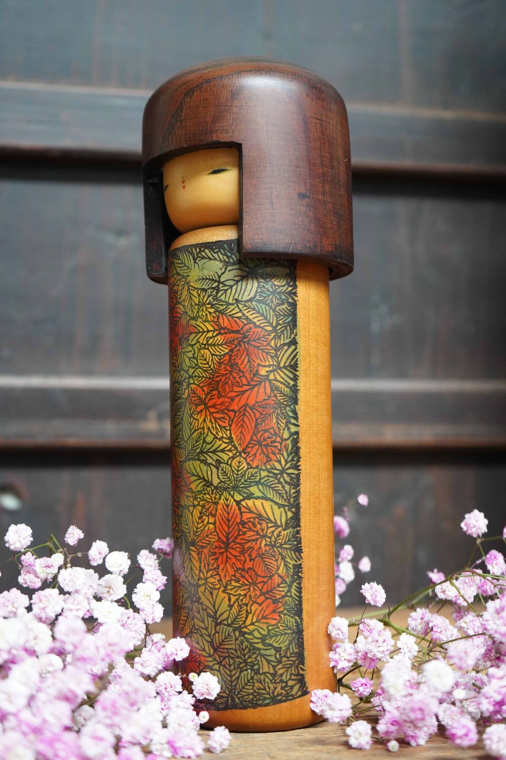 Vintage Sosaku Kokeshi, Usaburo, Japan. Vintage Sosaku Kokeshi, Usaburo, Japan.