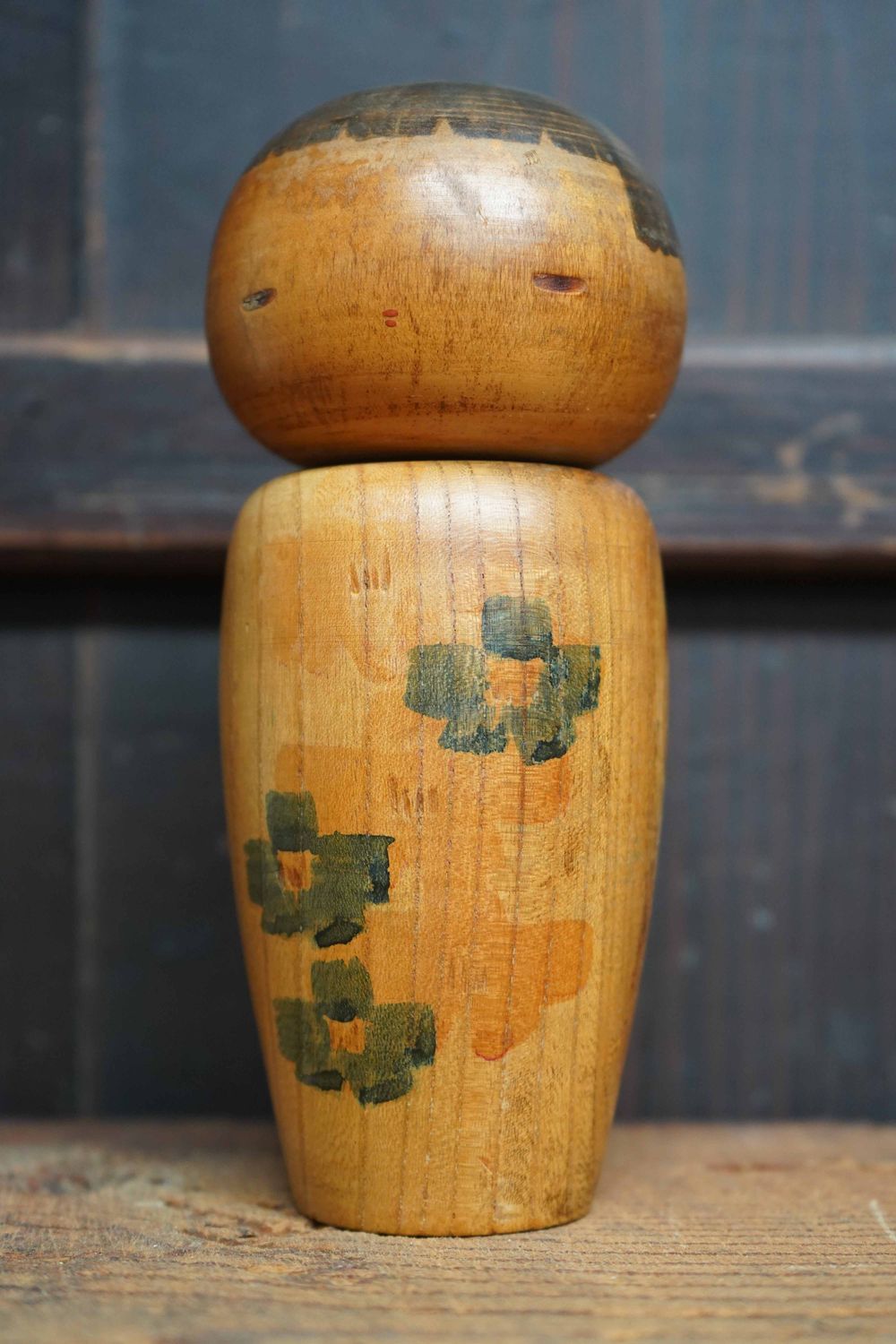 Vintage Sosaku Kokeshi door Sanpei Yamanaka, Japan.