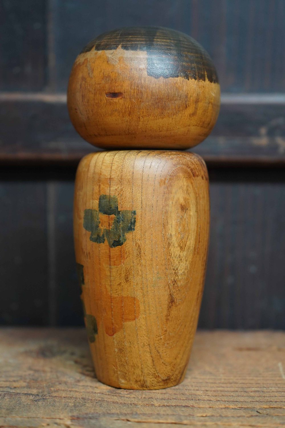 Vintage Sosaku Kokeshi door Sanpei Yamanaka, Japan.