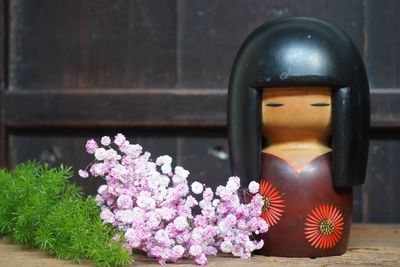 Vintage Gunma Kokeshi door Ryoka Aoki, Japan.