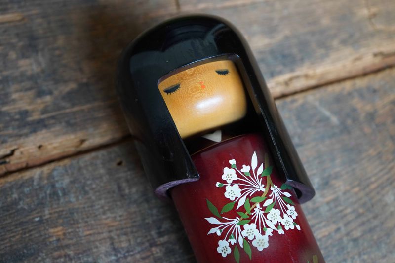 Vintage Kokeshi by Seifu Gono, Japan.